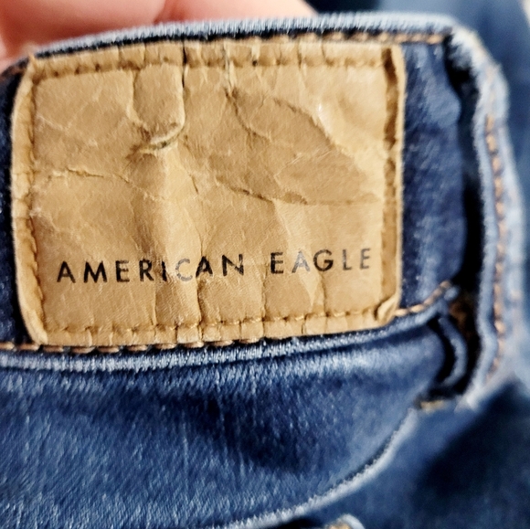 American Eagle Next Level Stretch Jegging Jeans Women’s Size 2 Long Distressed - Picture 9 of 12